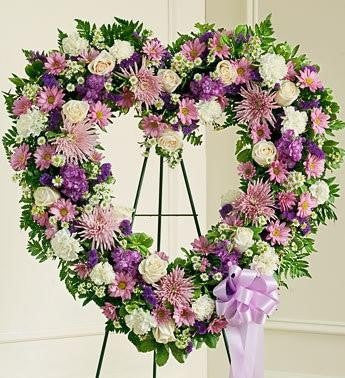 Always Remember Heart Tribute - Lavender