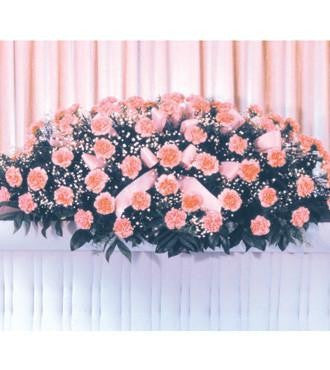 Pink Carnation Casket Spray