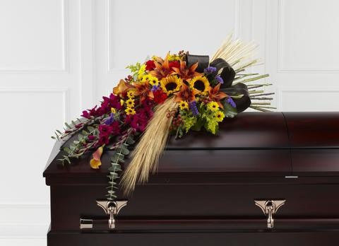The FTD Glorious Garden Casket Spray (S43-4537)