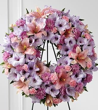 The FTD Sleep in Peace Wreath
