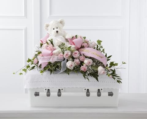 The FTD Touch of Sympathy Casket Spray (S47-4555)