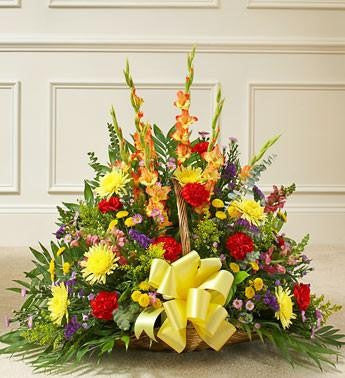 Thoughts and Prayers Fireside Basket – Multicolor